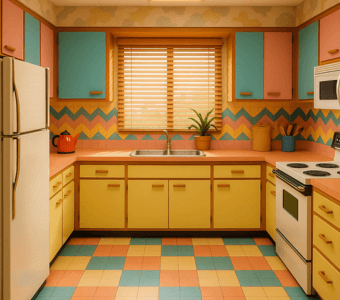 80s Retro interior design