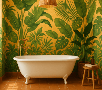 Tropical interior design